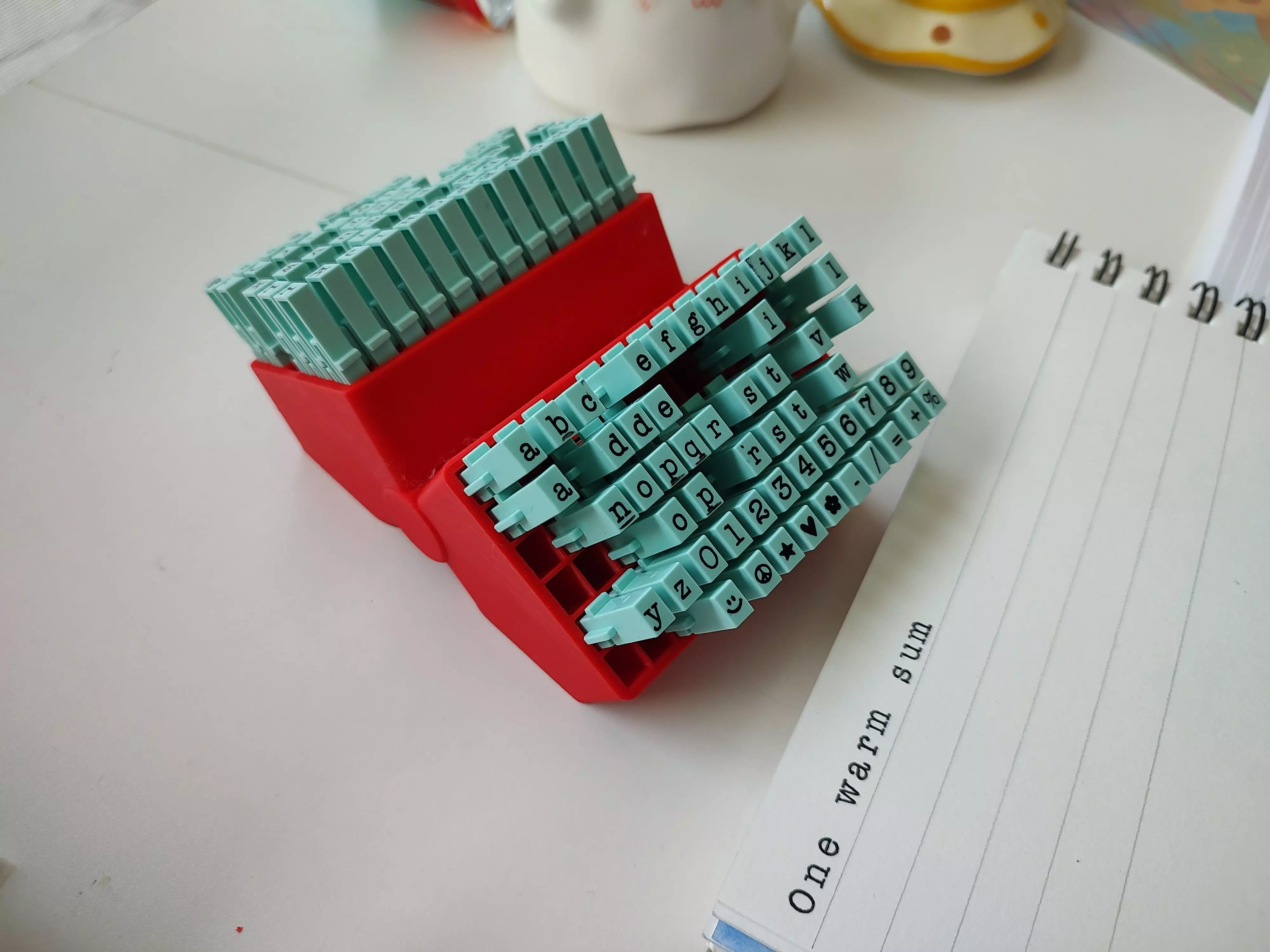 Small Stamp Holder and Organizer 3D print model_0