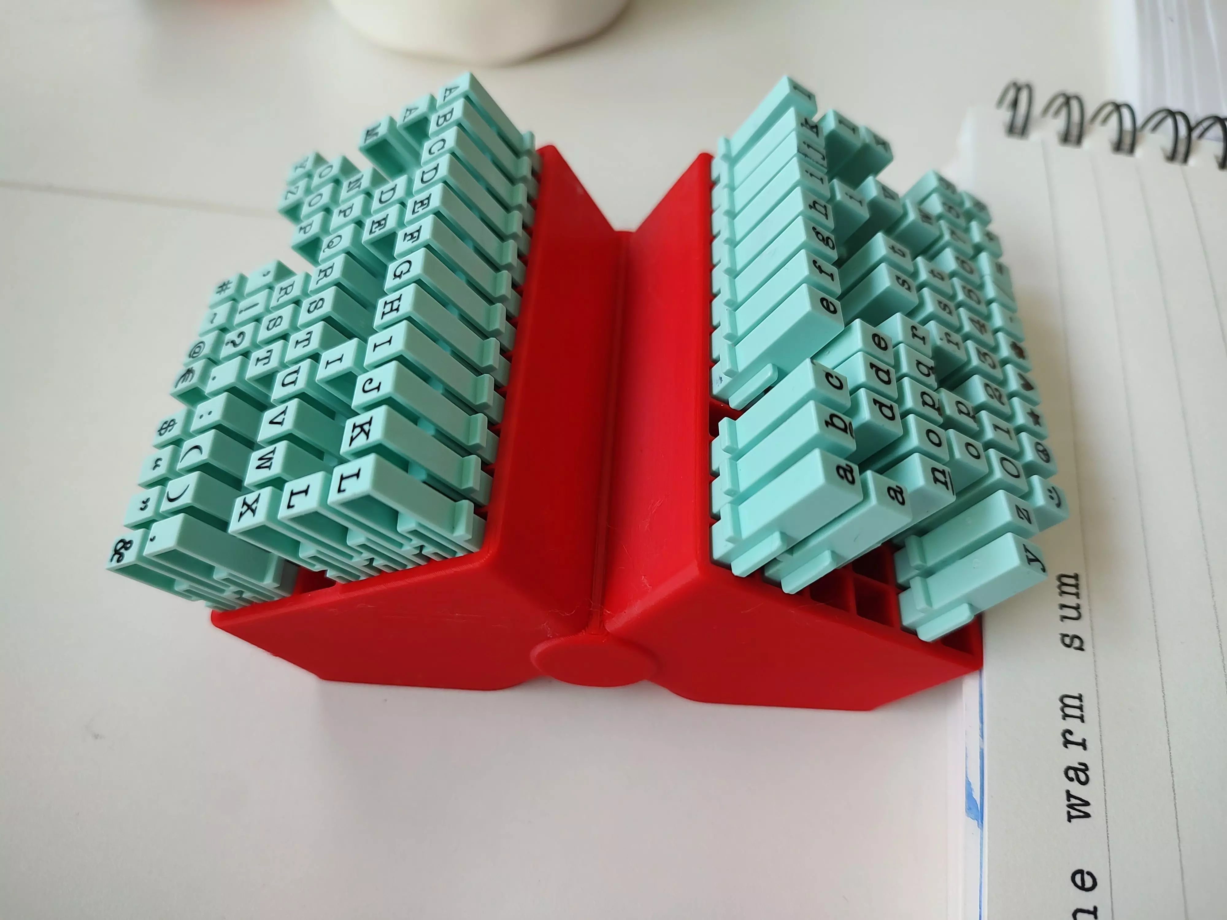 Small Stamp Holder and Organizer 3D print model_4