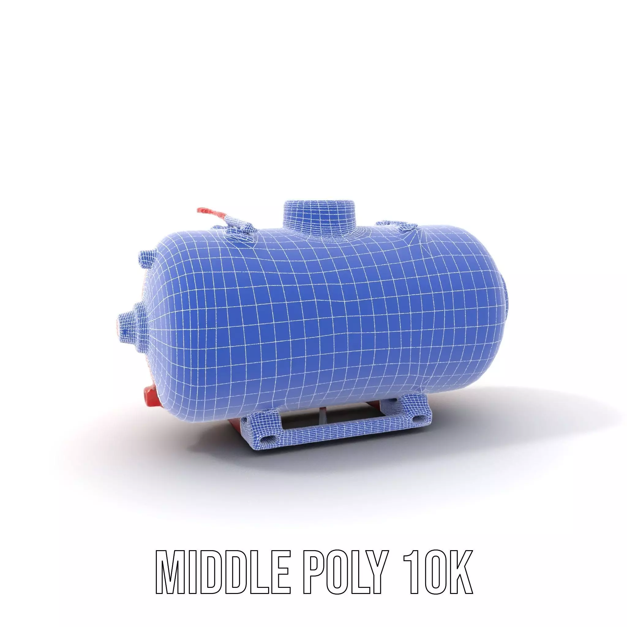 Red Radiac Container model pack Low-poly 3D model_24