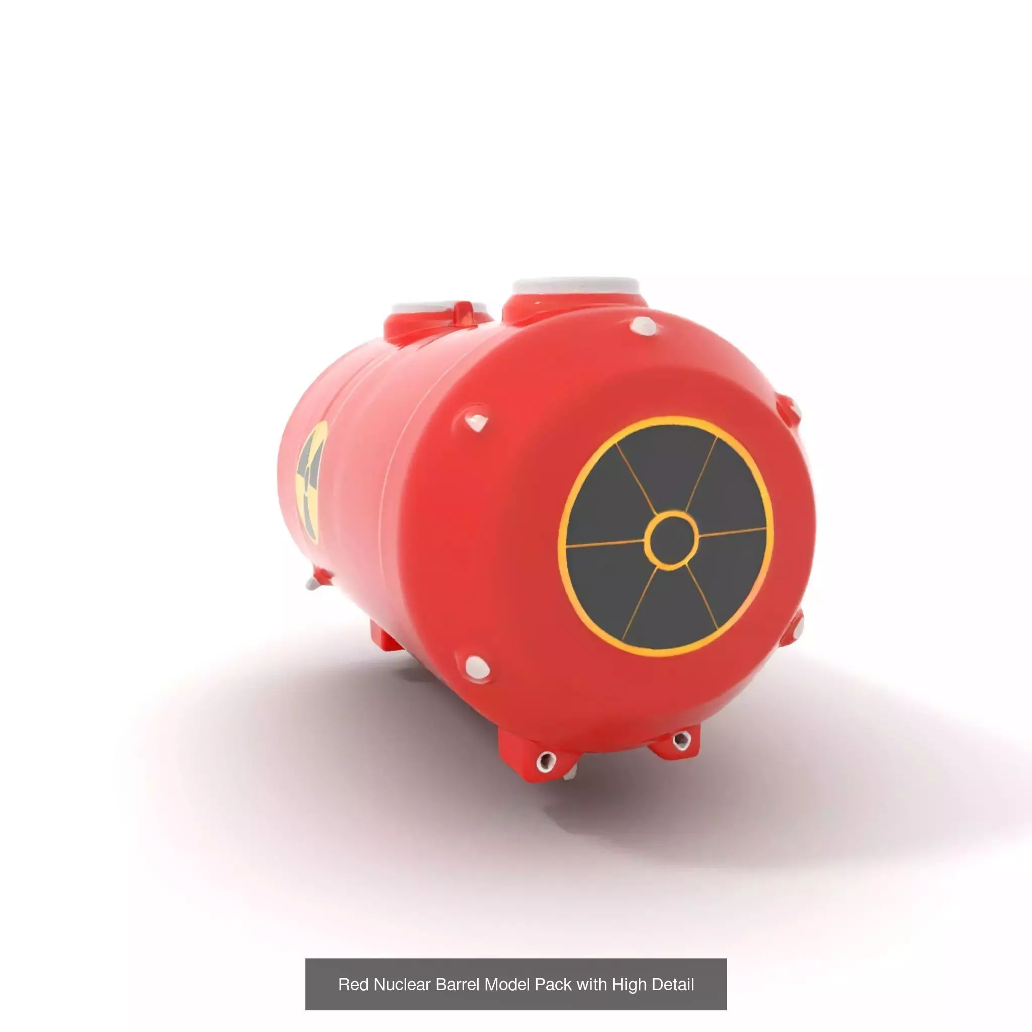 Red Spaceship Fuel Tanks Pack 3D Model Collection_46