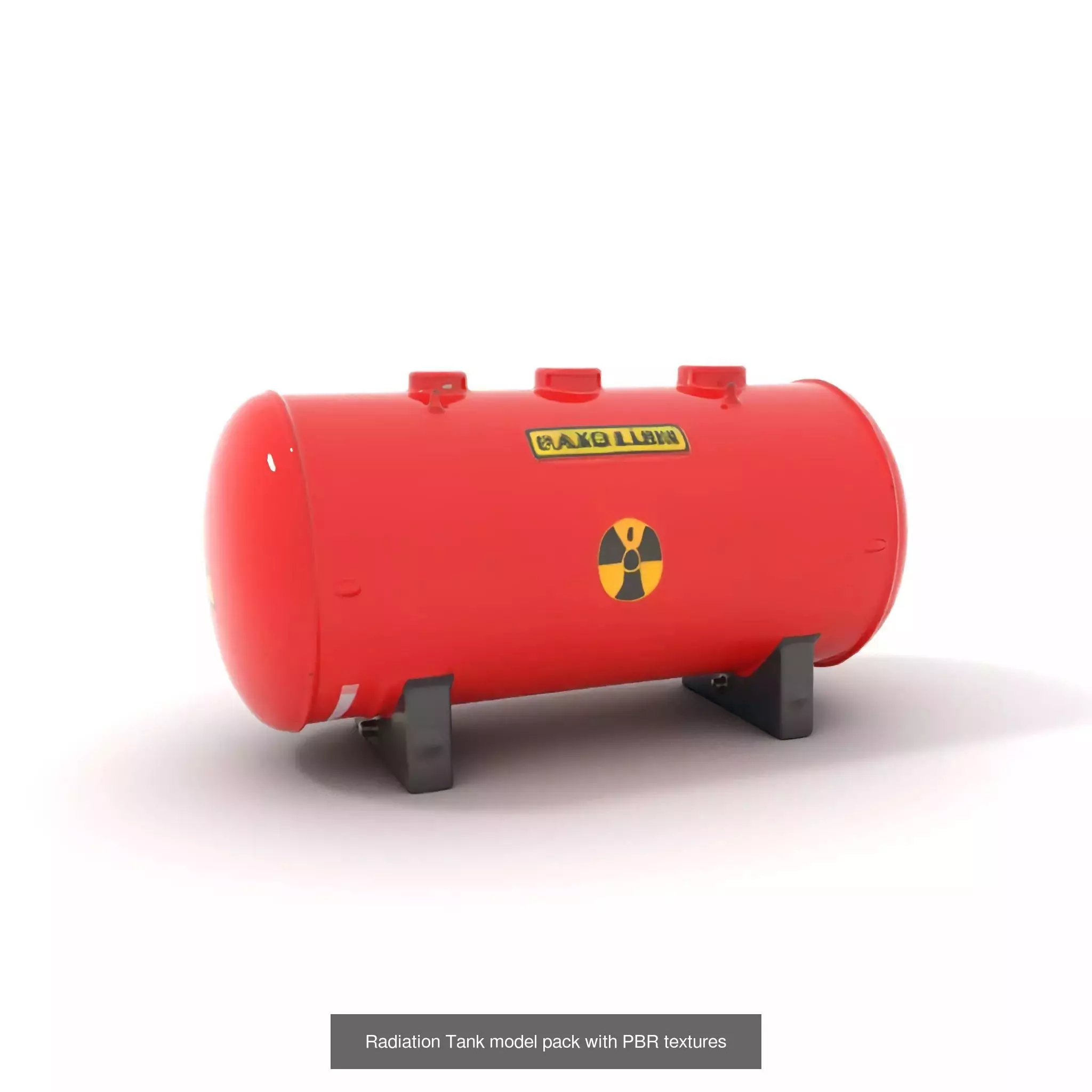 Red Spaceship Fuel Tanks Pack 3D Model Collection_52