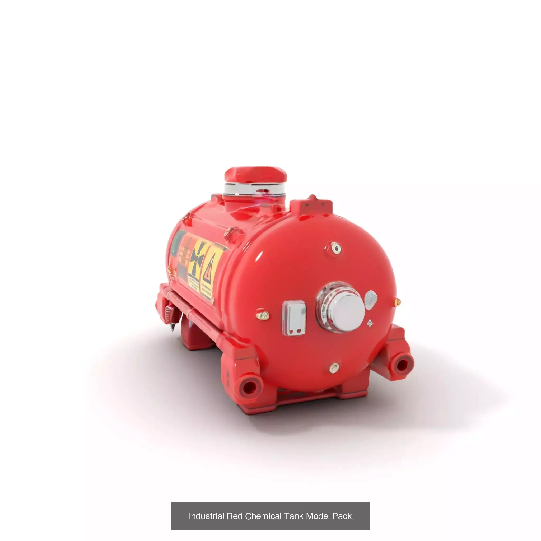 Red Spaceship Fuel Tanks Pack 3D Model Collection_38