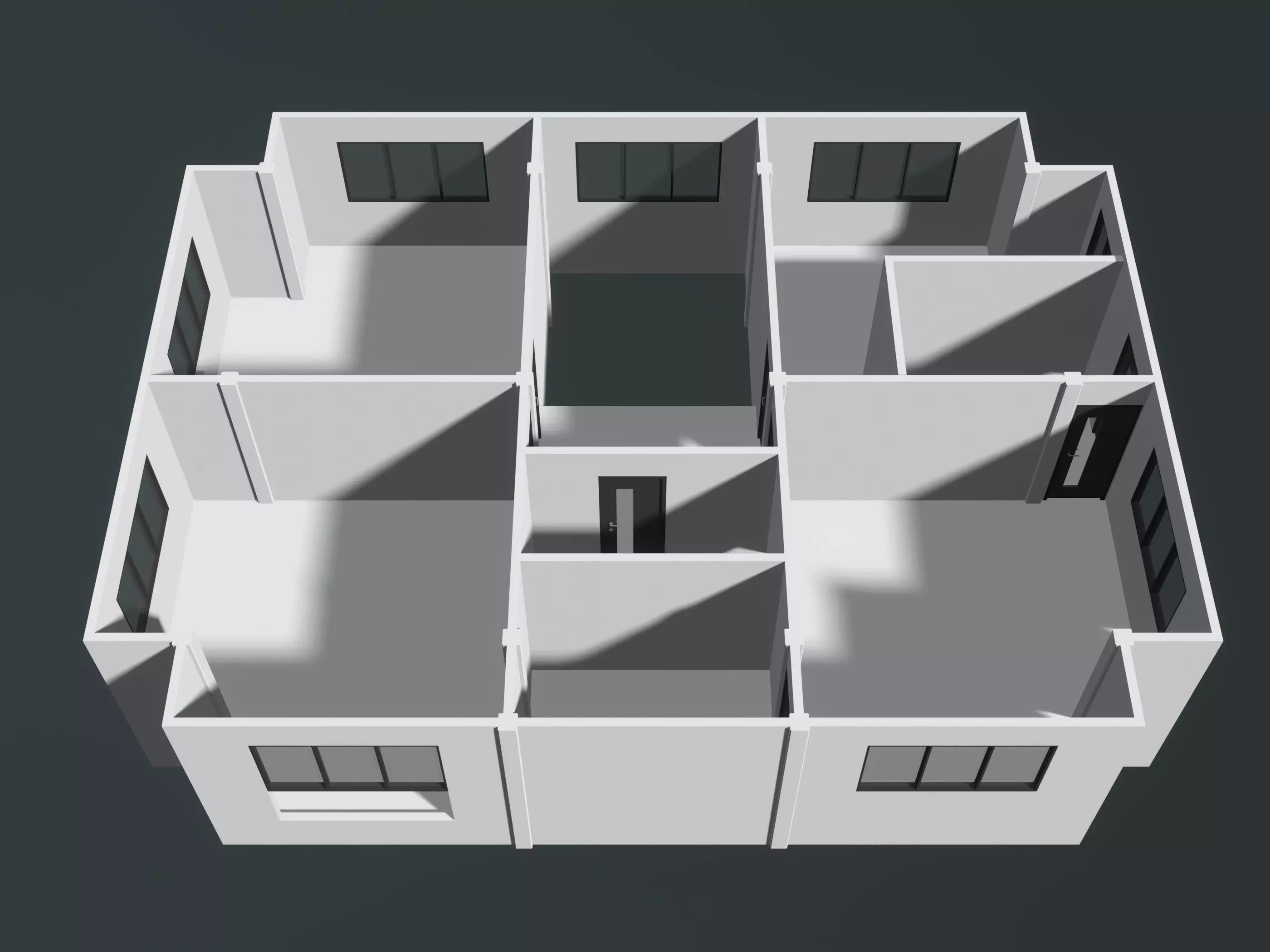 House plan 25-49 3D model_0
