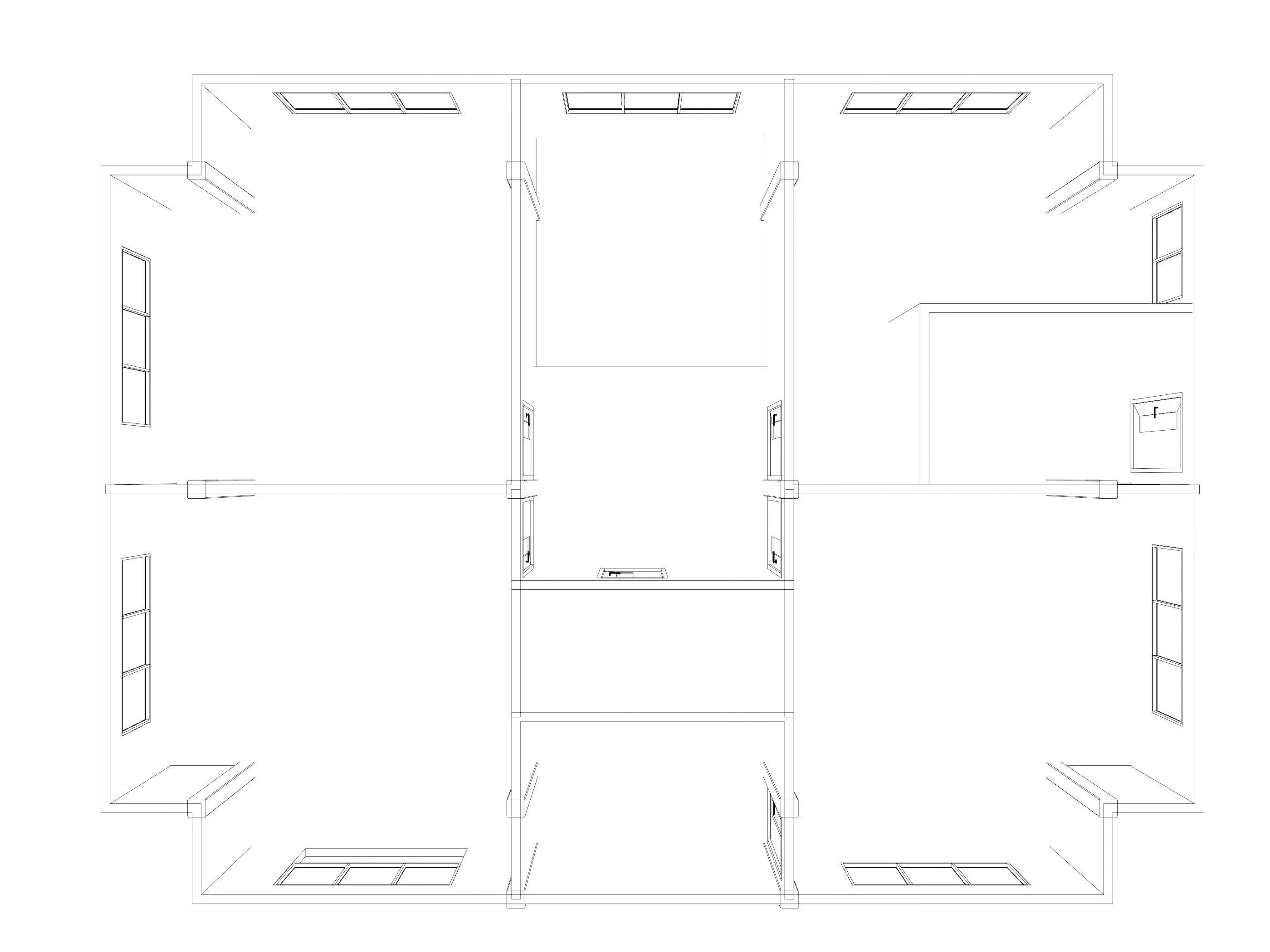 House plan 25-49 3D model_5