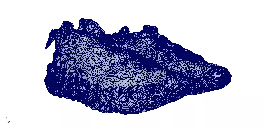 cyberpunk techwear sneaker trainer scifi future sneaker Low-poly 3D model_10