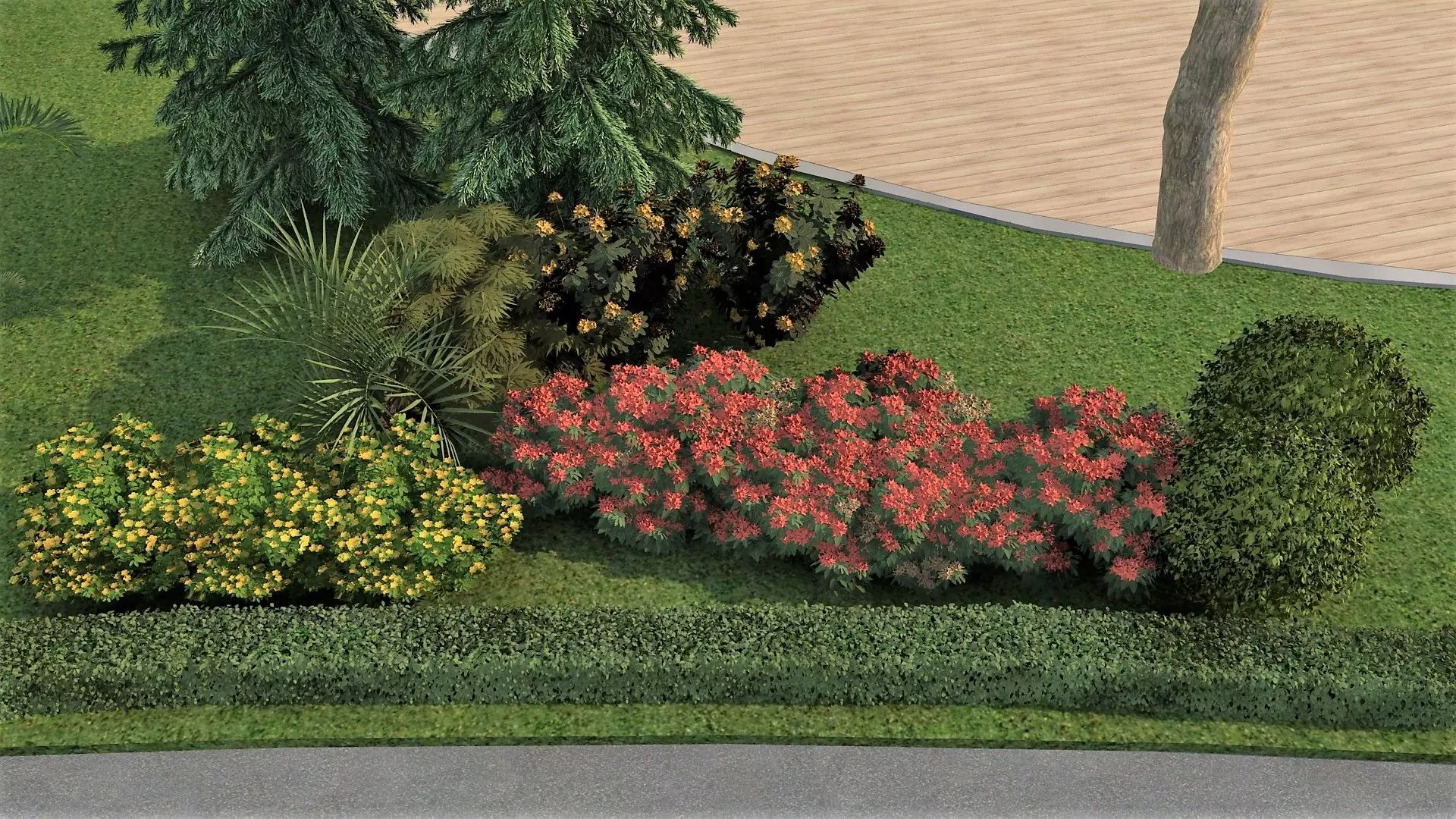 Park Set 3D model_14