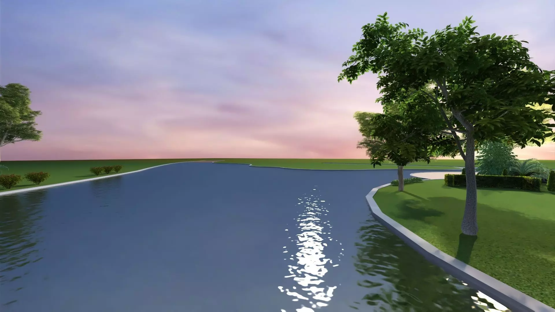 Park Set 3D model_10