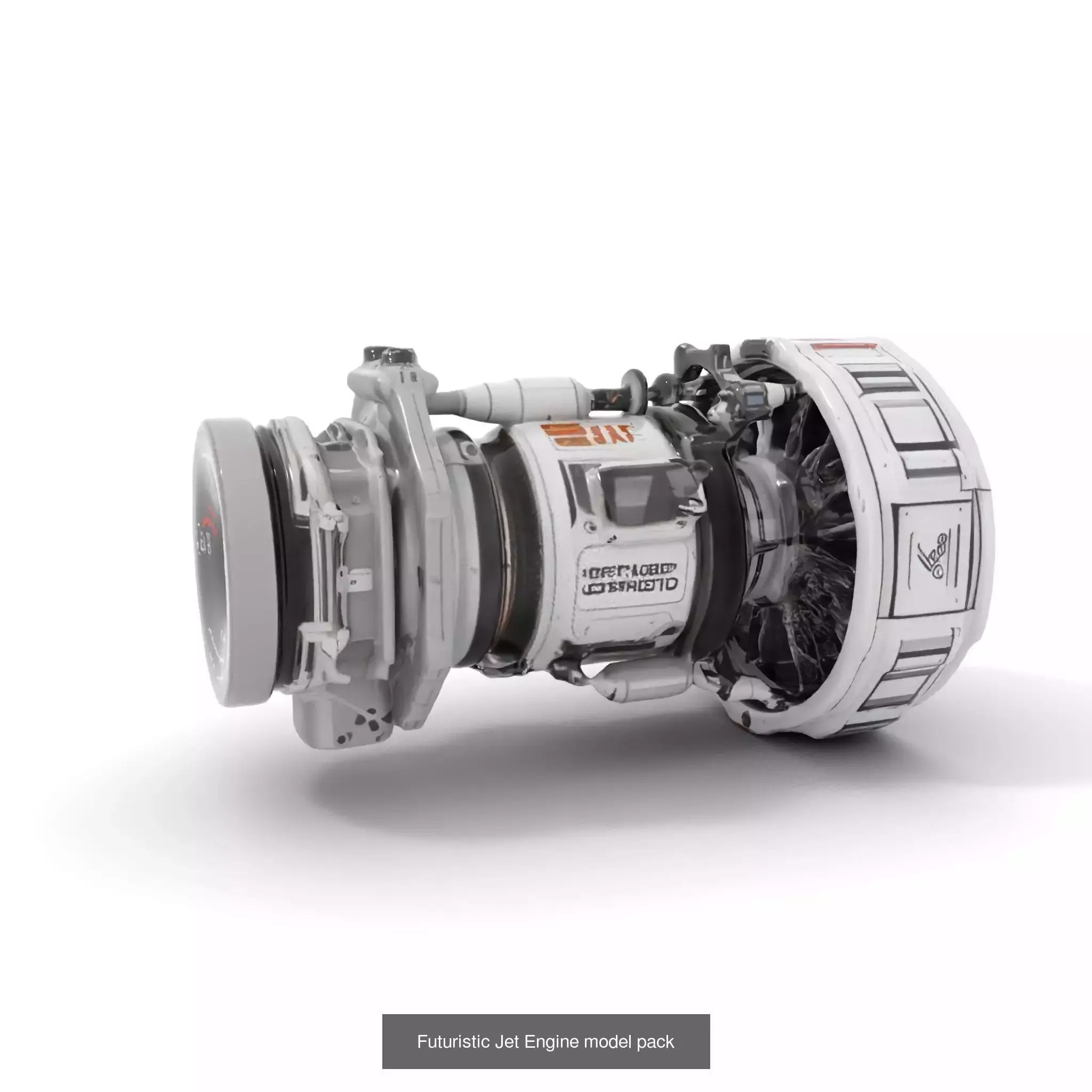 Futuristic Vacuum Engine Models 3D Model Collection_40