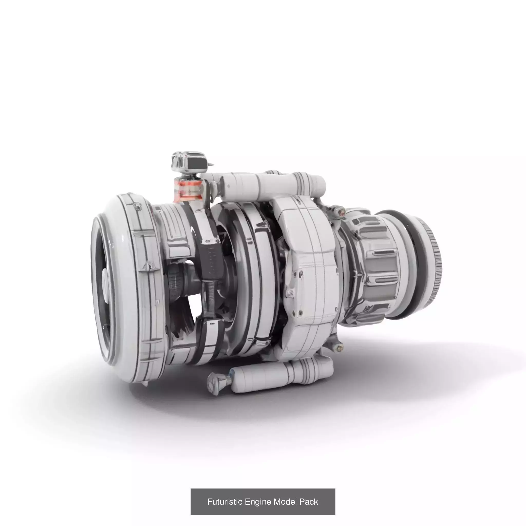 Futuristic Vacuum Engine Models 3D Model Collection_39