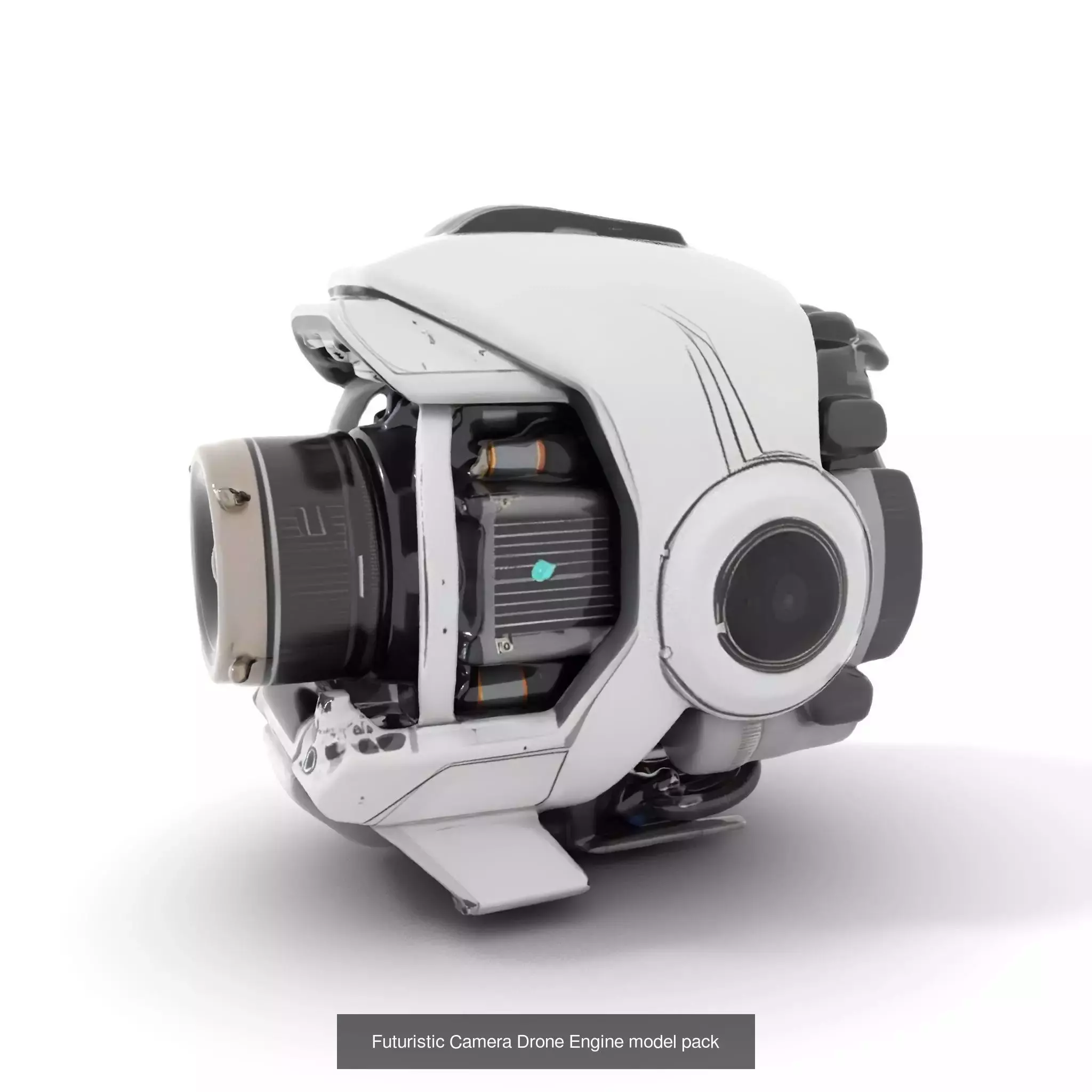 Futuristic Vacuum Engine Models 3D Model Collection_47