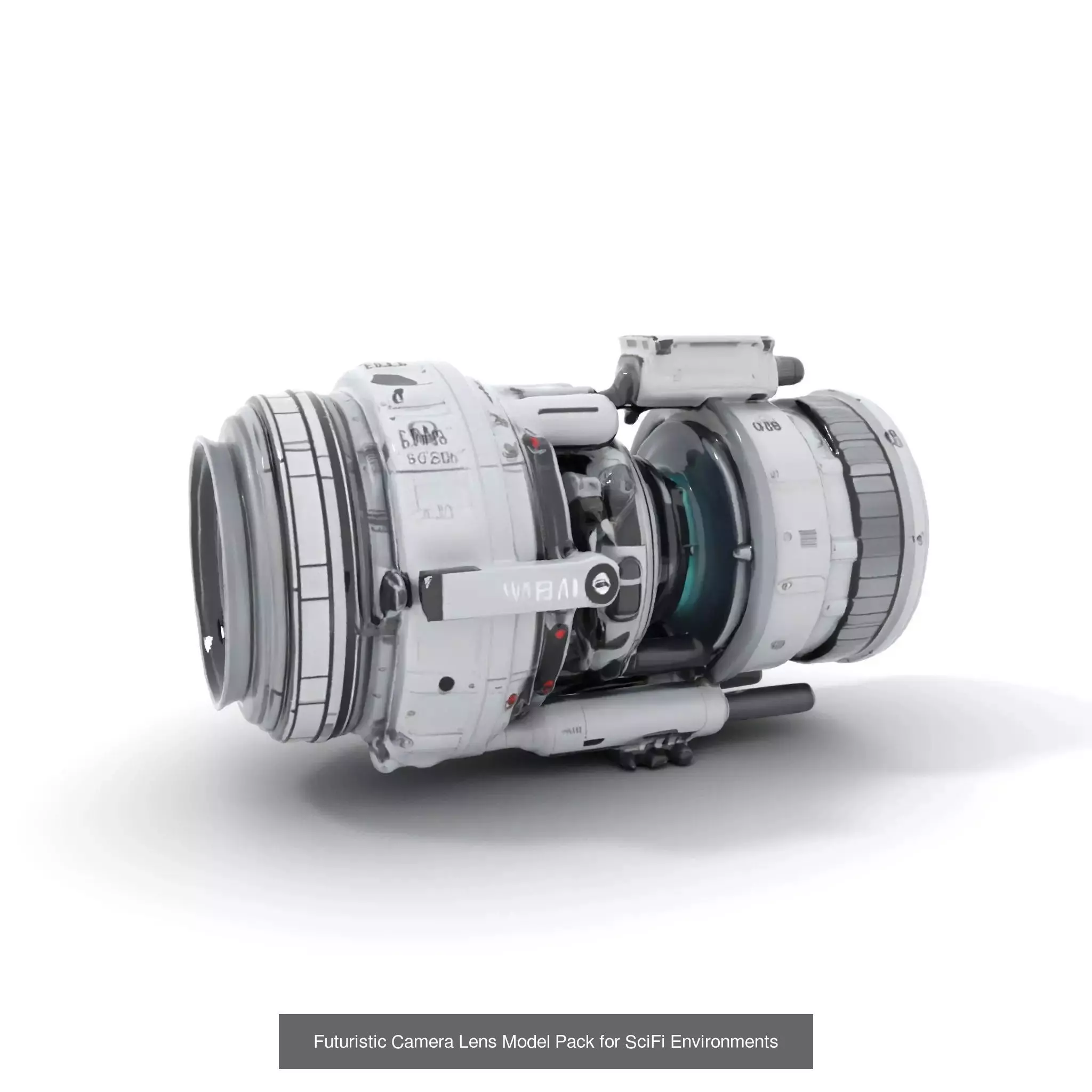 Futuristic Vacuum Engine Models 3D Model Collection_48