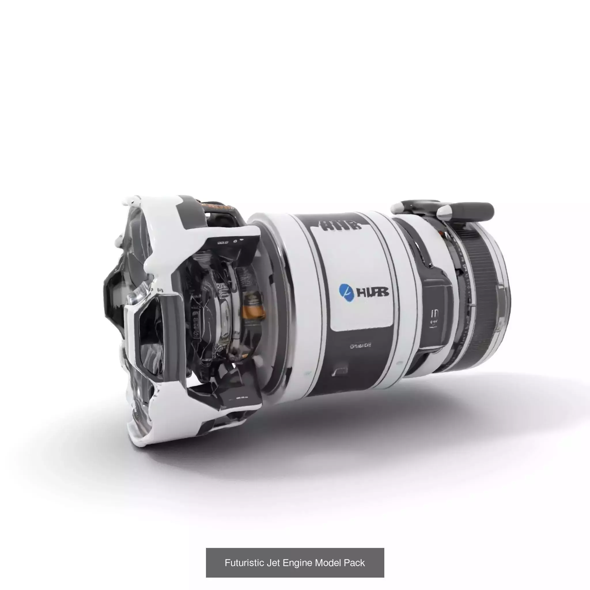 Futuristic Vacuum Engine Models 3D Model Collection_52