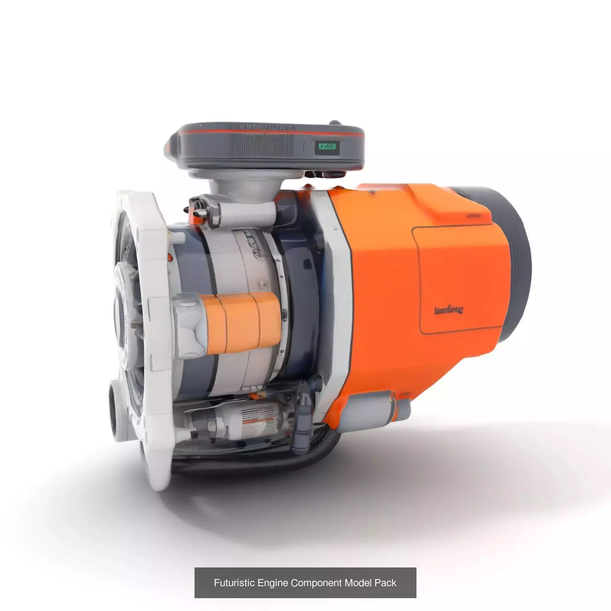 Futuristic Vacuum Engine Models 3D Model Collection_42