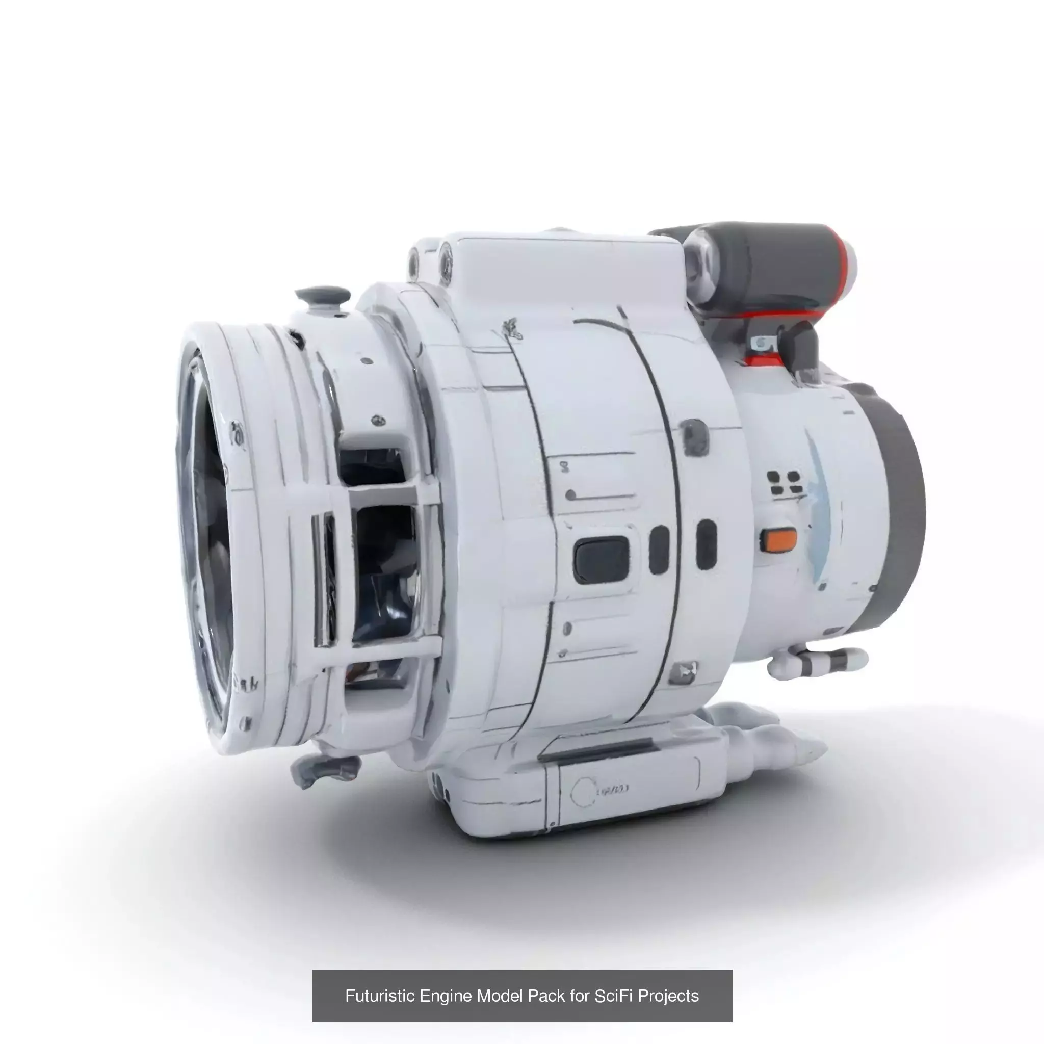 Futuristic Vacuum Engine Models 3D Model Collection_43