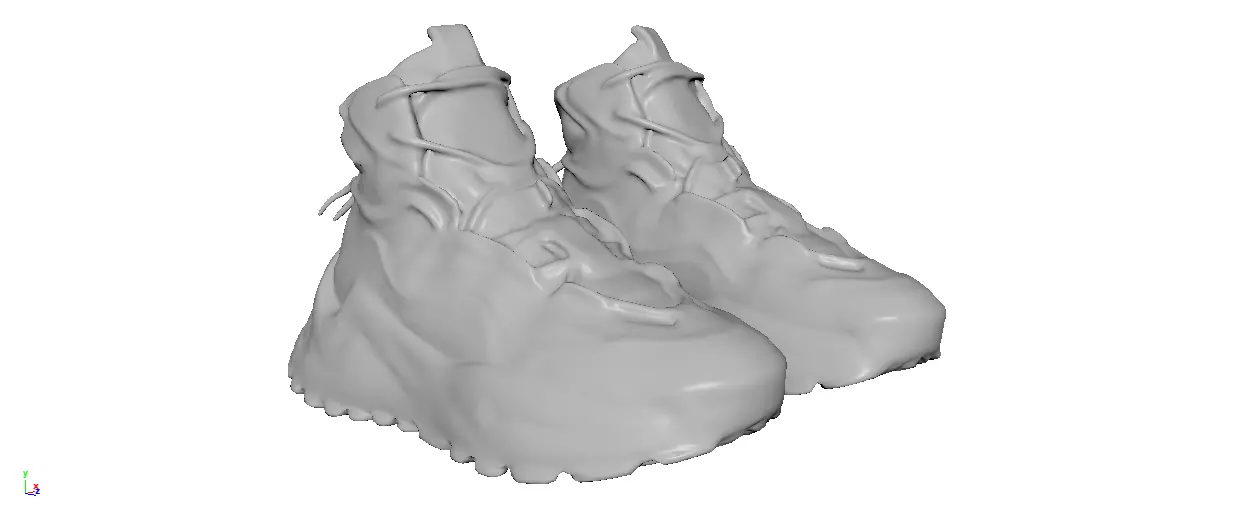 cyberpunk techwear sneaker trainer scifi future sneaker 31 Low-poly 3D model_6