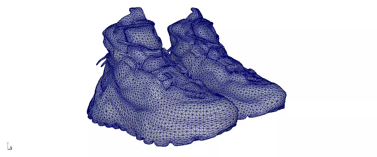 cyberpunk techwear sneaker trainer scifi future sneaker 31 Low-poly 3D model_7