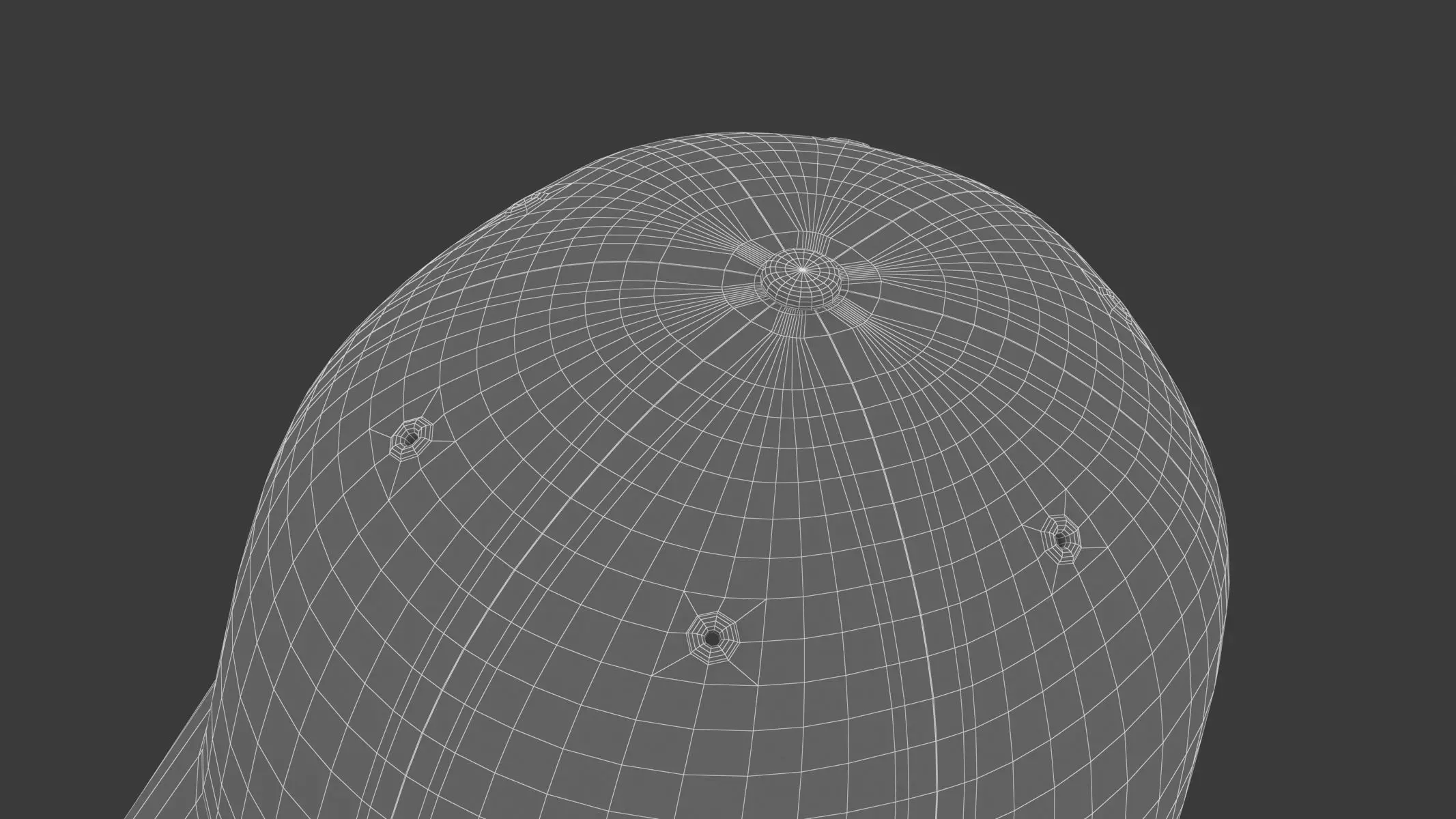 Baseball Cap 3D model_16