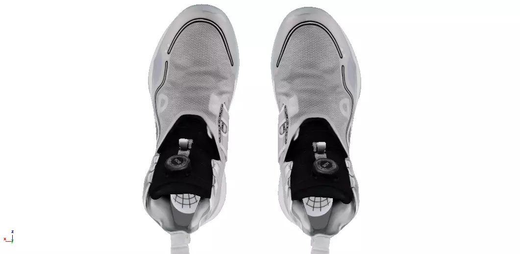 cyberpunk techwear sneaker trainer scifi future sneaker 45 Low-poly 3D model_3