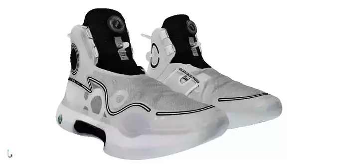 cyberpunk techwear sneaker trainer scifi future sneaker 45 Low-poly 3D model cyberpunk techwear sneaker trainer scifi future sneaker 45 Low-poly 3D model