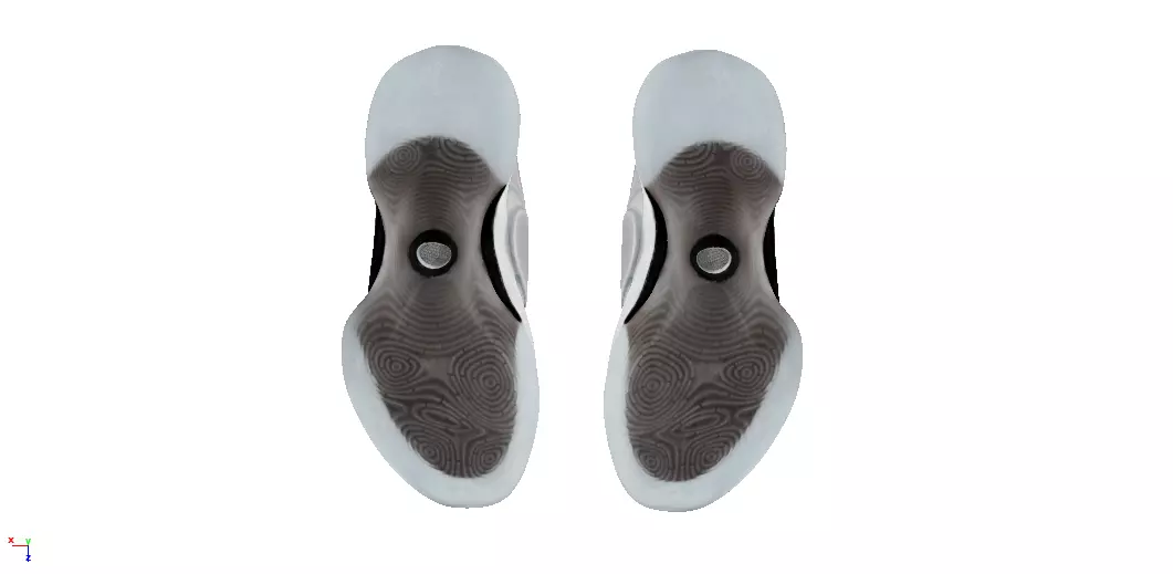 cyberpunk techwear sneaker trainer scifi future sneaker 45 Low-poly 3D model_4