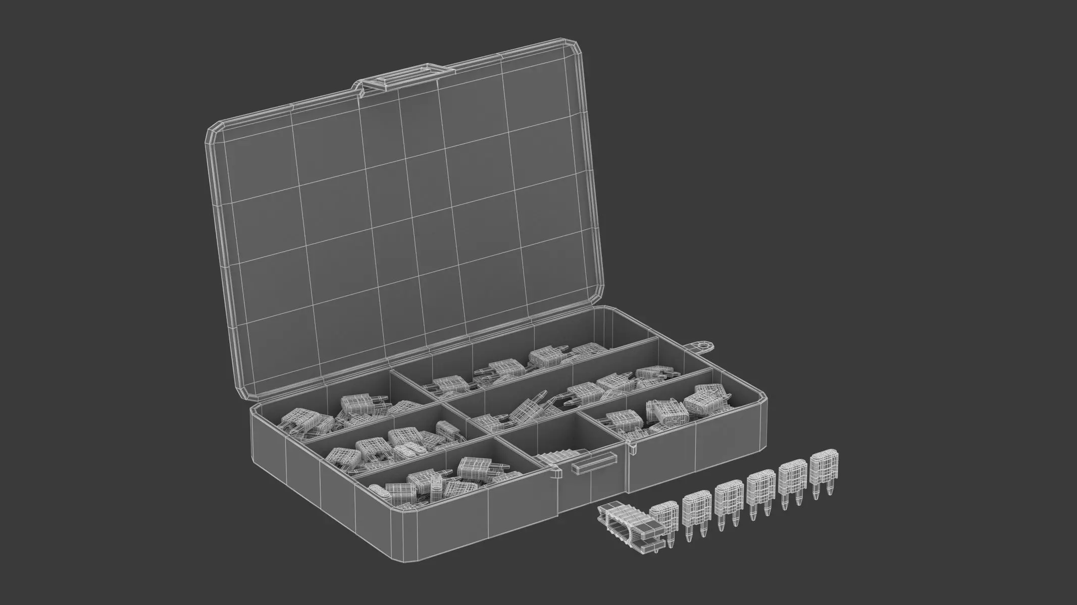 Garage Car Fuse Kit 3D model_1