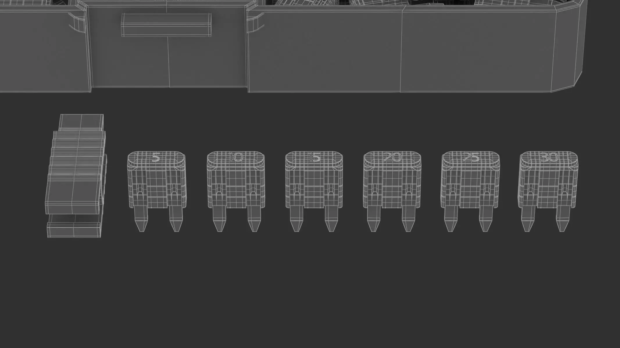 Garage Car Fuse Kit 3D model_18