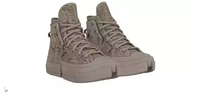 Feng chen wang x Converse Chuck Taylor 1970 Low-poly 3D model Feng chen wang x Converse Chuck Taylor 1970 Low-poly 3D model