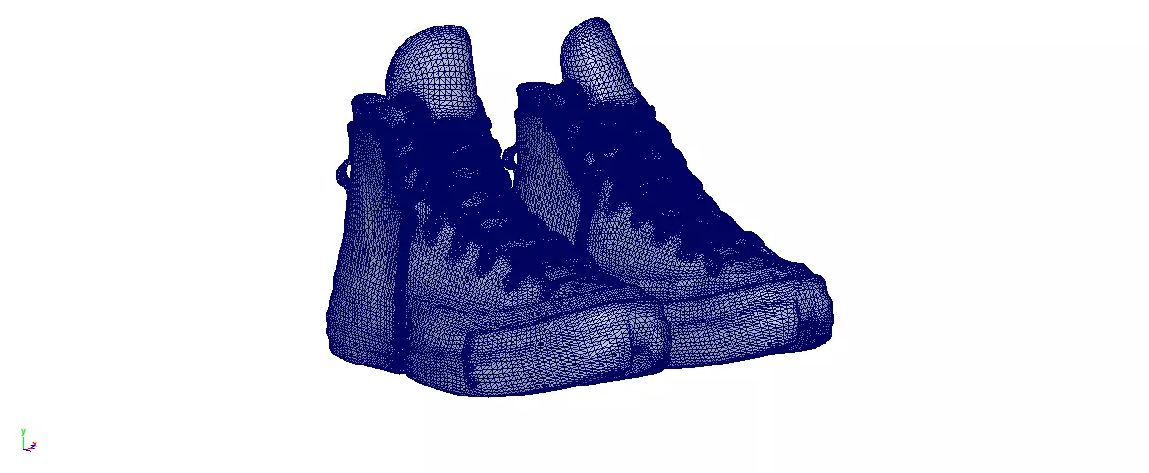 Feng chen wang x Converse Chuck Taylor 1970 Low-poly 3D model_5