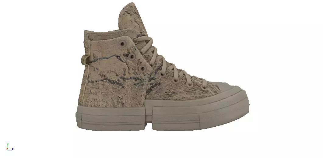 Feng chen wang x Converse Chuck Taylor 1970 Low-poly 3D model_1