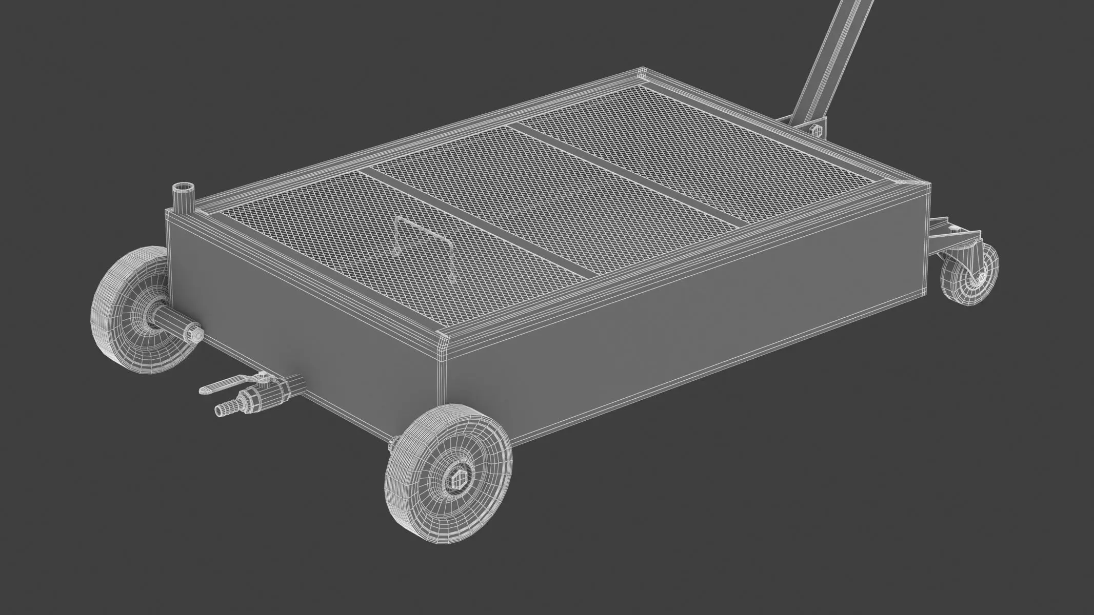Garage Low Level Oil Drainer 3D model_18