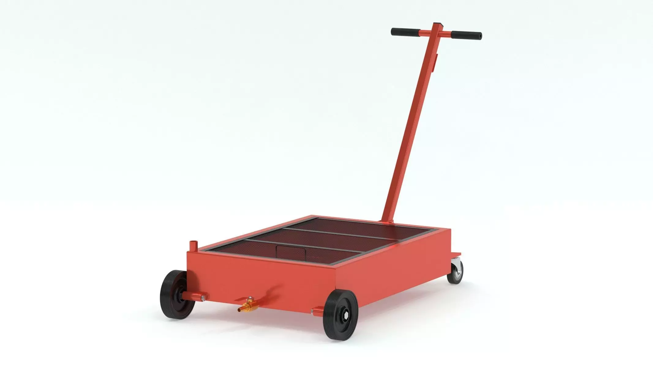 Garage Low Level Oil Drainer 3D model_4