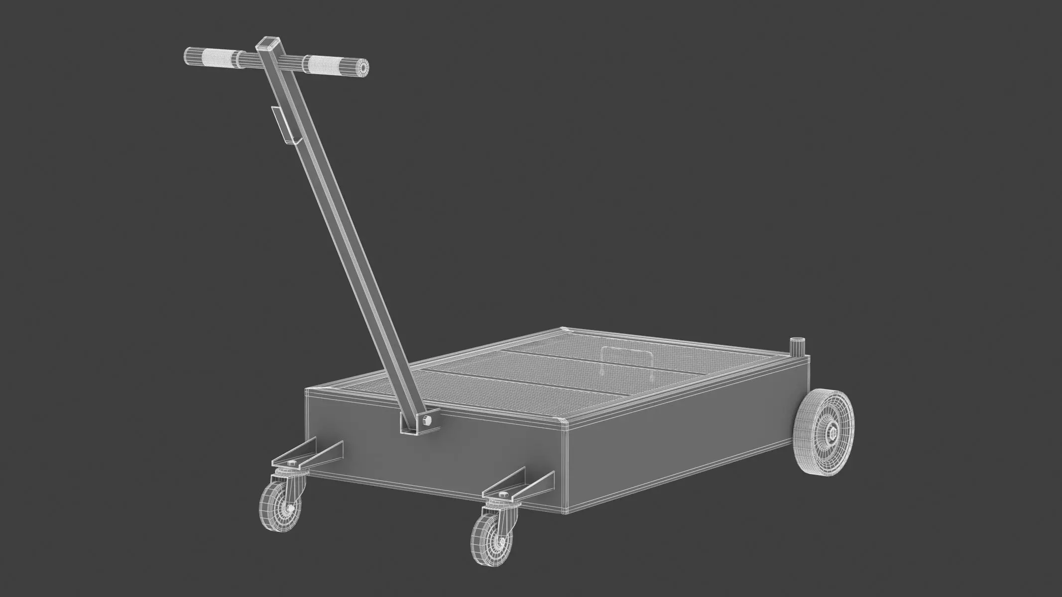 Garage Low Level Oil Drainer 3D model_1