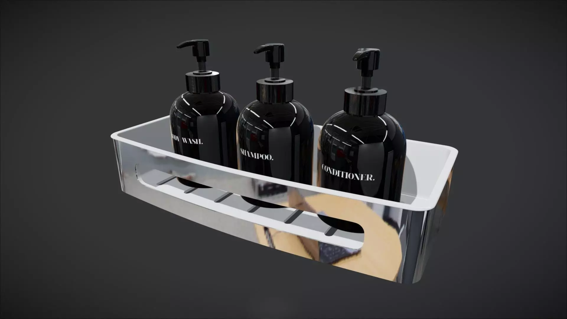 Shower And Storage Set 3D model_8