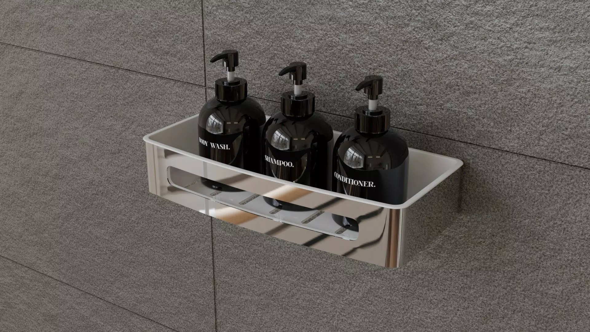 Shower And Storage Set 3D model_2