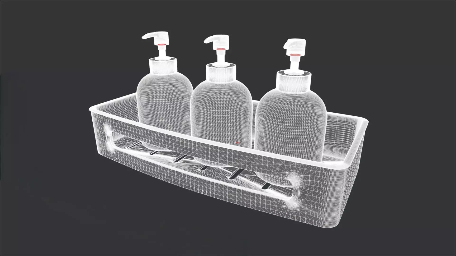 Shower And Storage Set 3D model_10