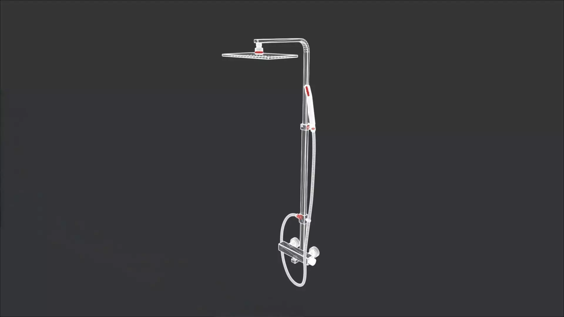Shower And Storage Set 3D model_13