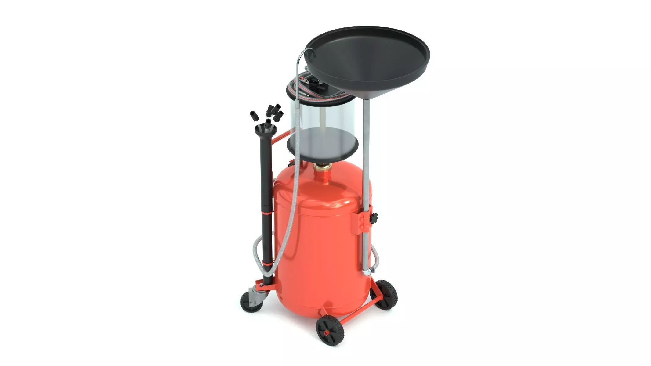 Garage Oil Dispensing System Air Operated 3D model