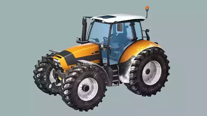 Farm Tractor X1 4115M 3D Model