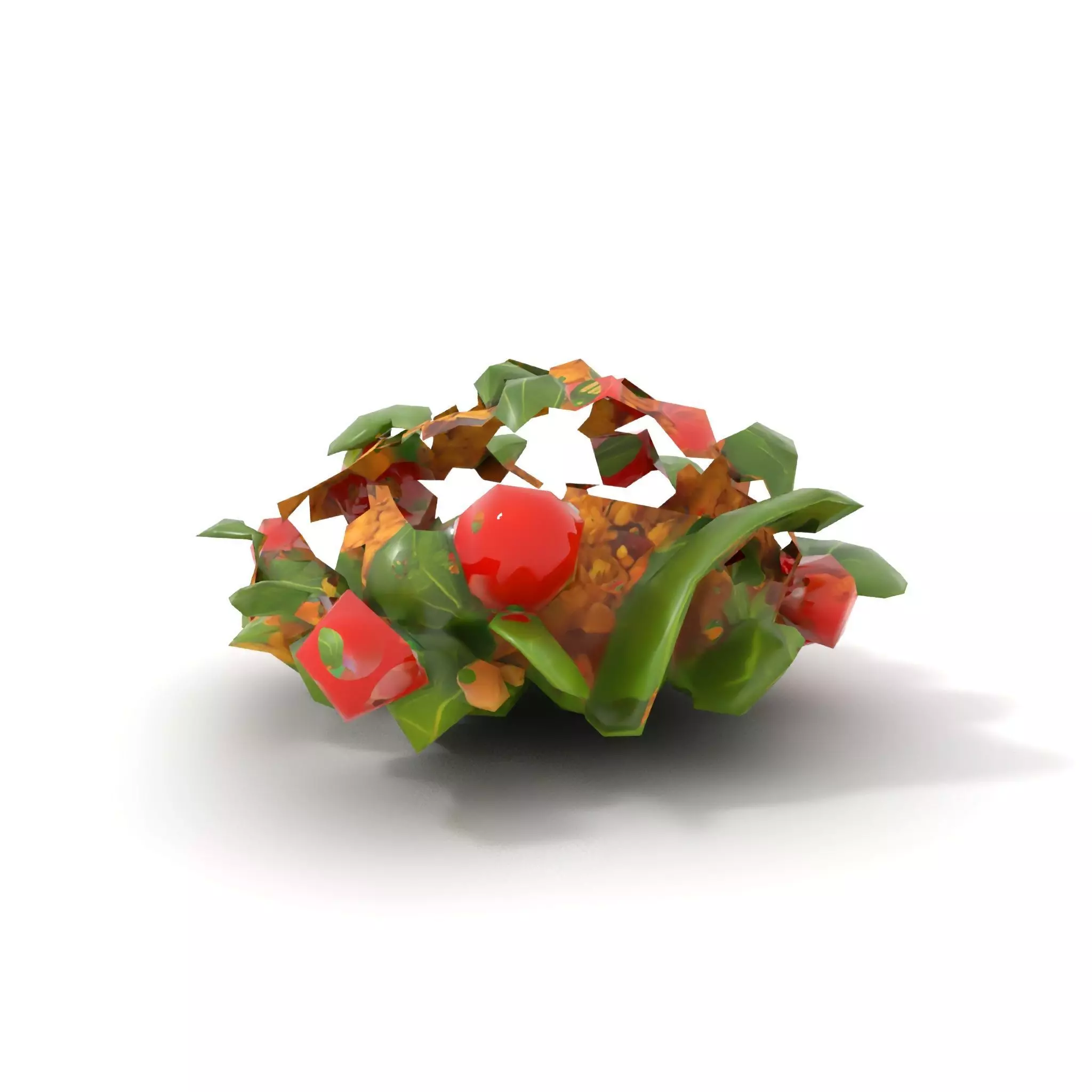 Vibrant Bulgur Salad model pack Low-poly 3D model_16