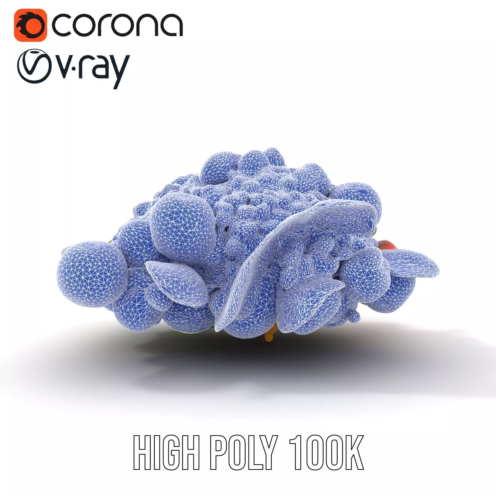 Vibrant Bulgur Salad model pack Low-poly 3D model_33