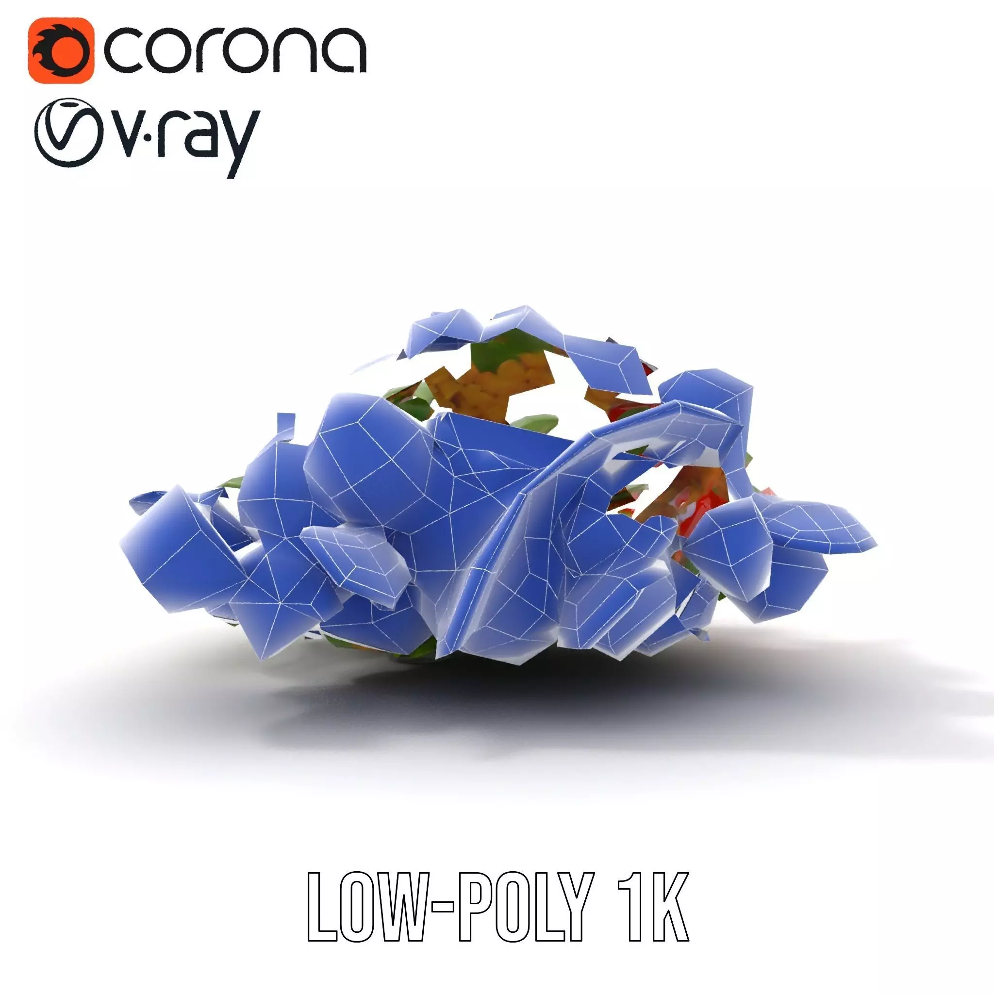 Vibrant Bulgur Salad model pack Low-poly 3D model_22