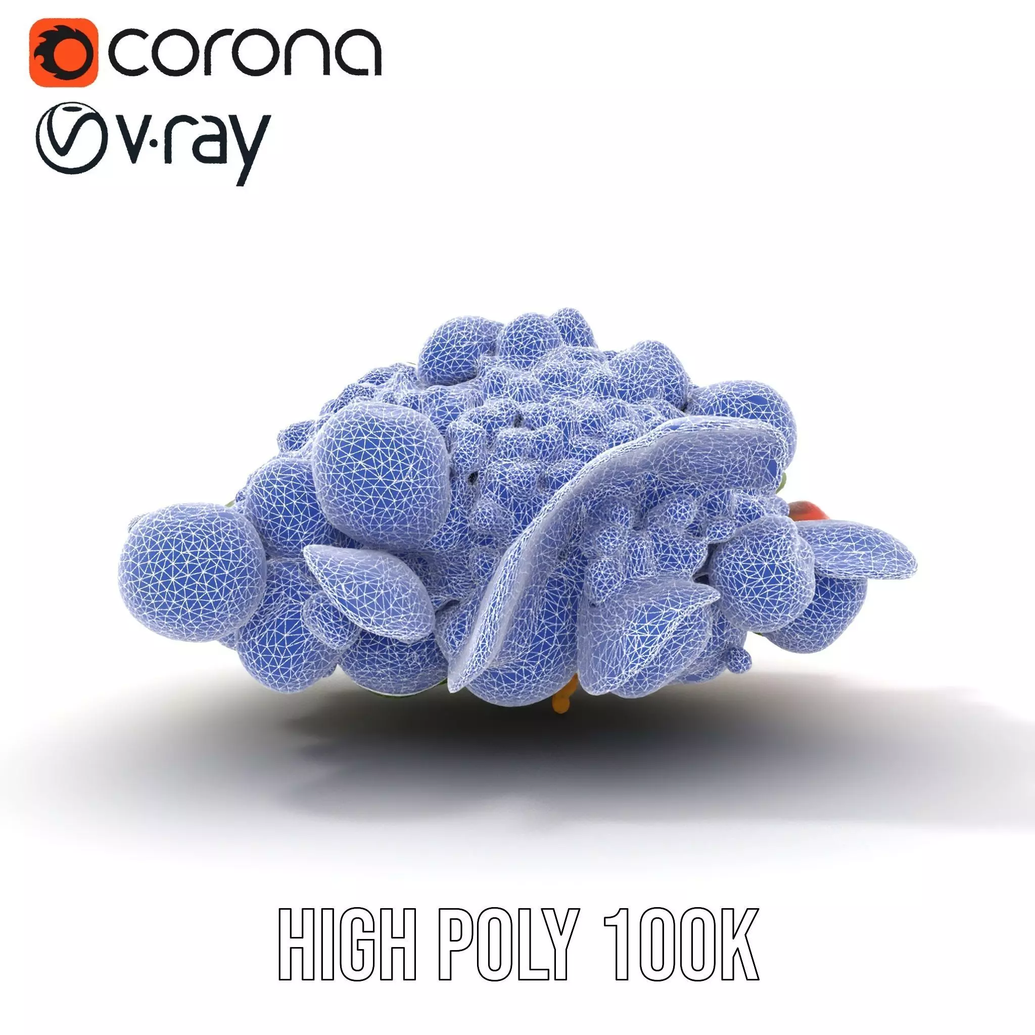 Vibrant Bulgur Salad model pack Low-poly 3D model_29