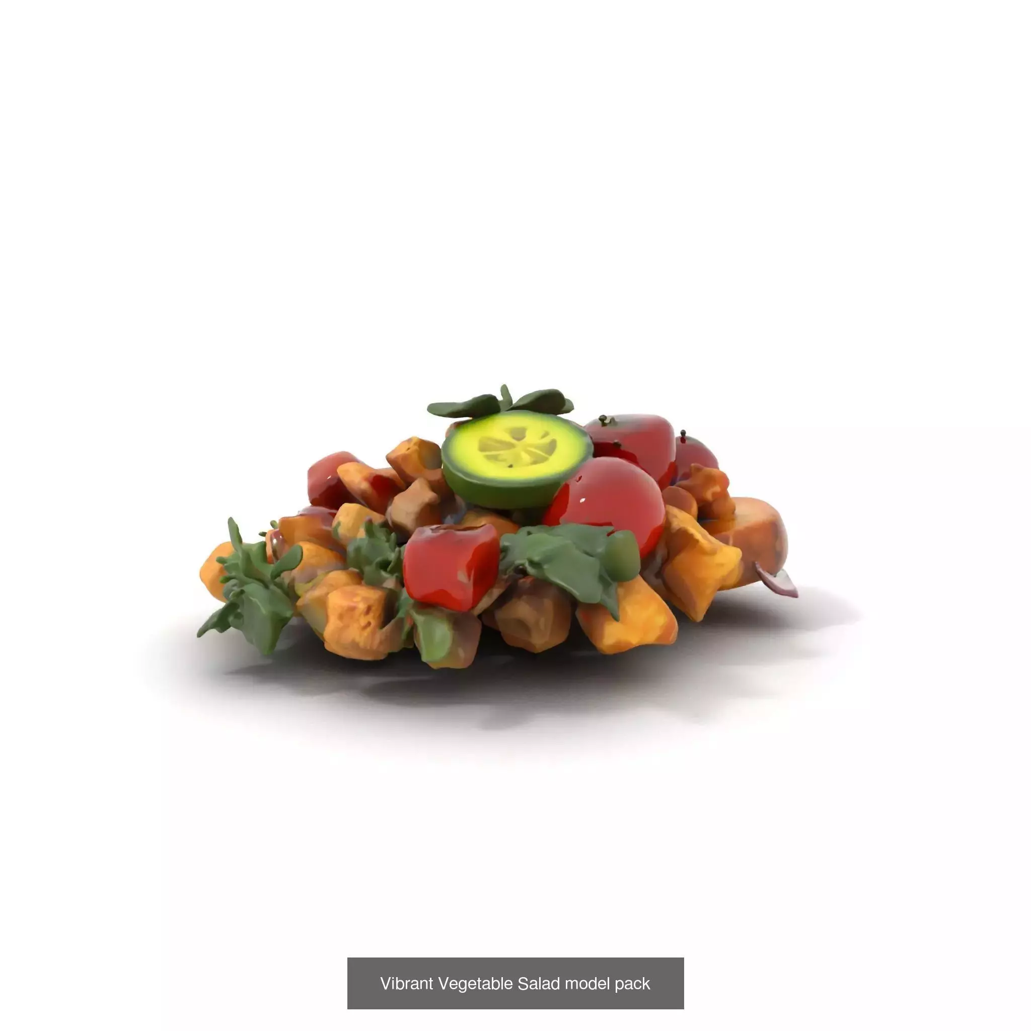 Gourmet Salad 3D Models Pack 3D Model Collection_66