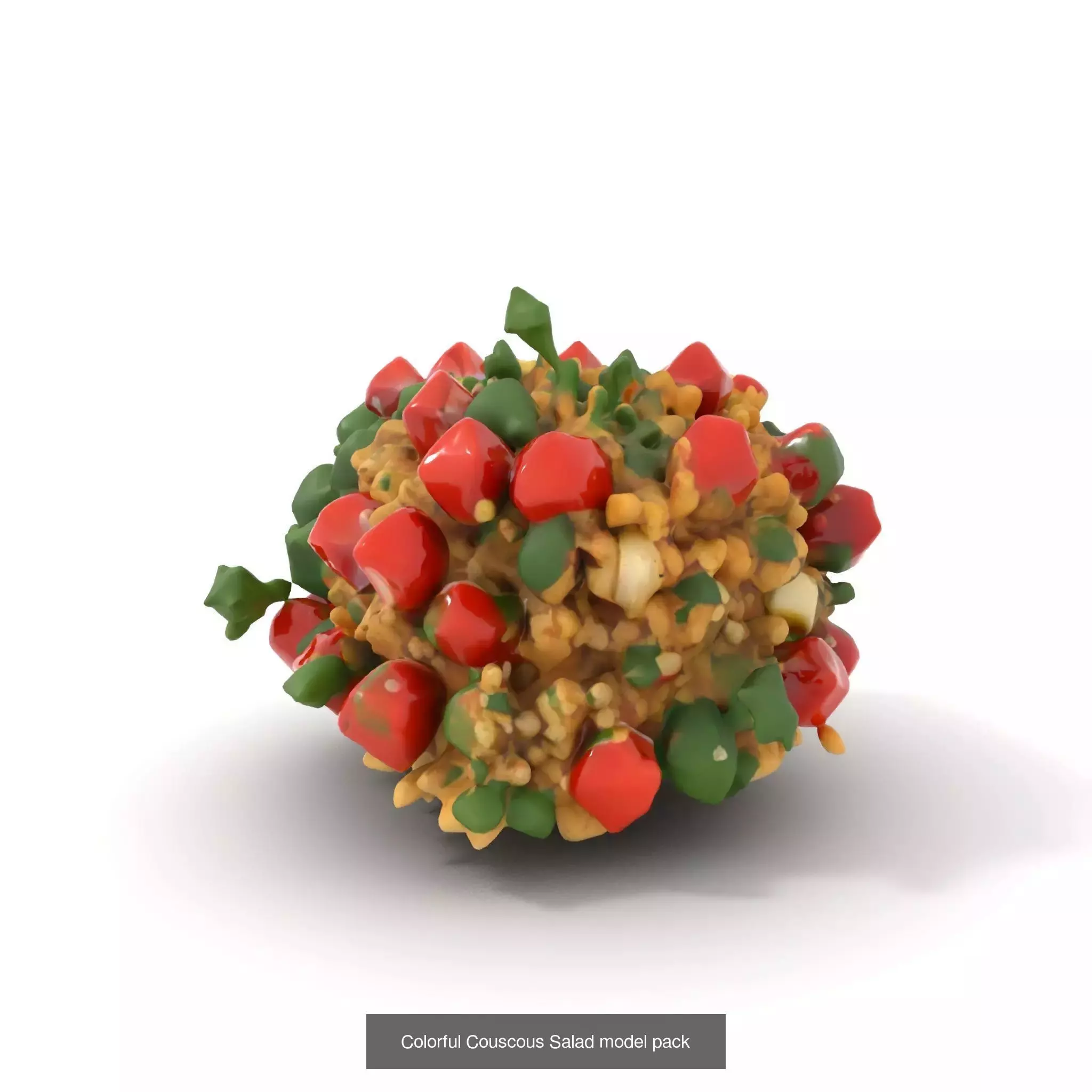 Gourmet Salad 3D Models Pack 3D Model Collection_69