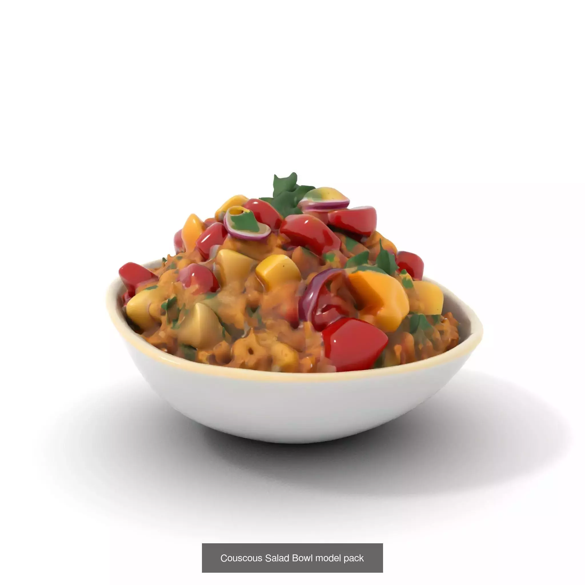 Gourmet Salad 3D Models Pack 3D Model Collection_61