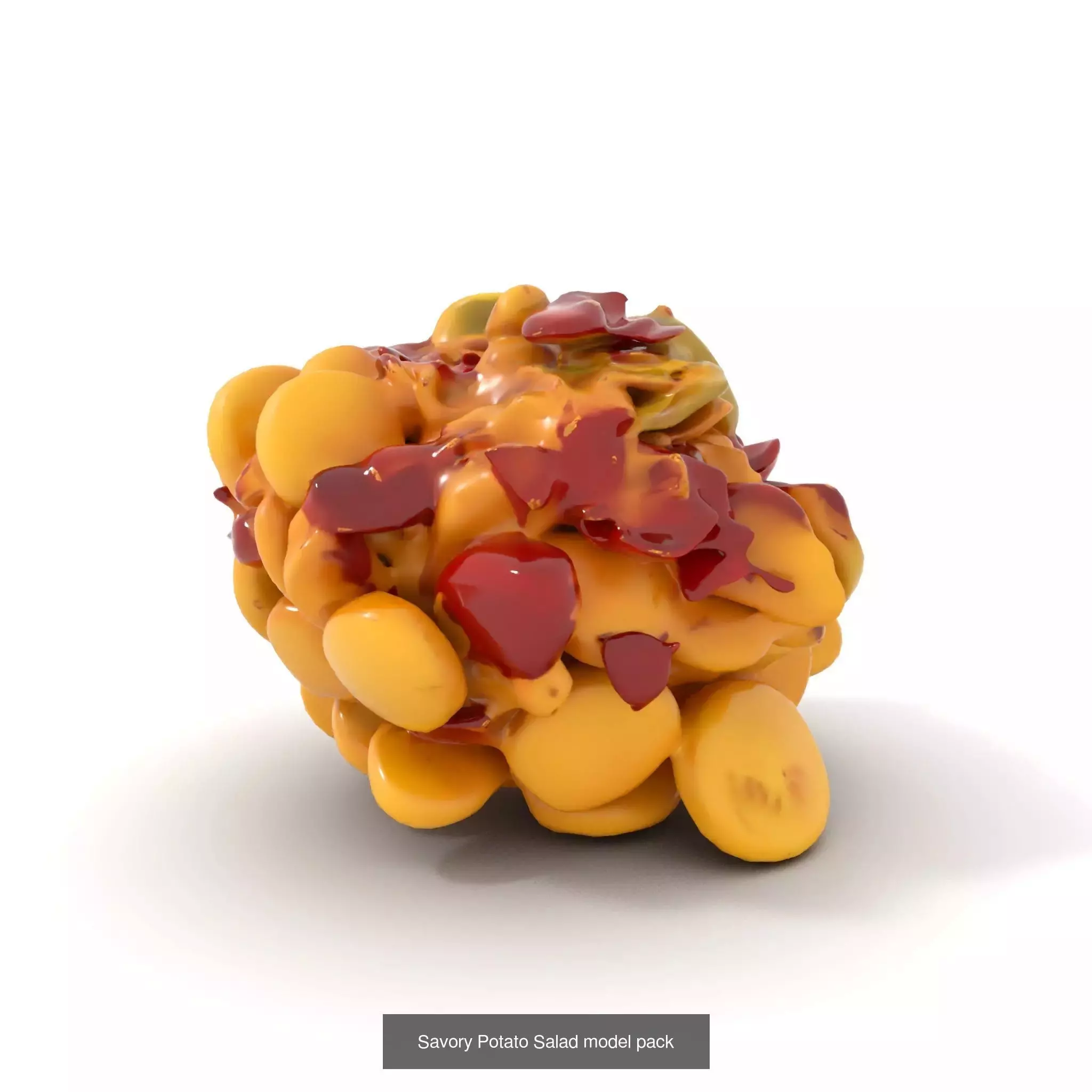 Gourmet Salad 3D Models Pack 3D Model Collection_64