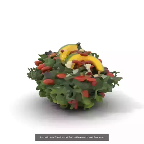 Gourmet Salad 3D Models Pack 6