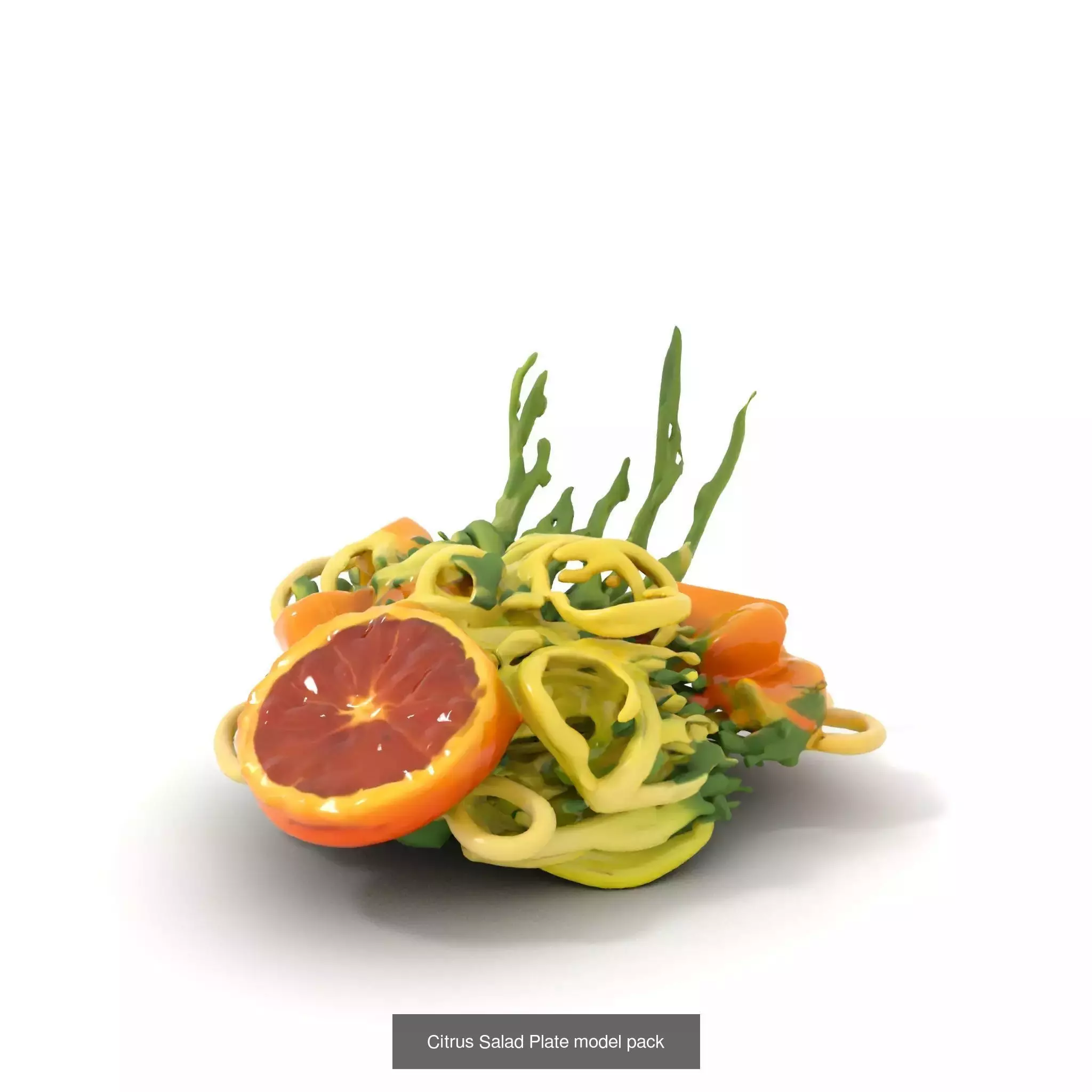 Gourmet Salad 3D Models Pack 3D Model Collection_68