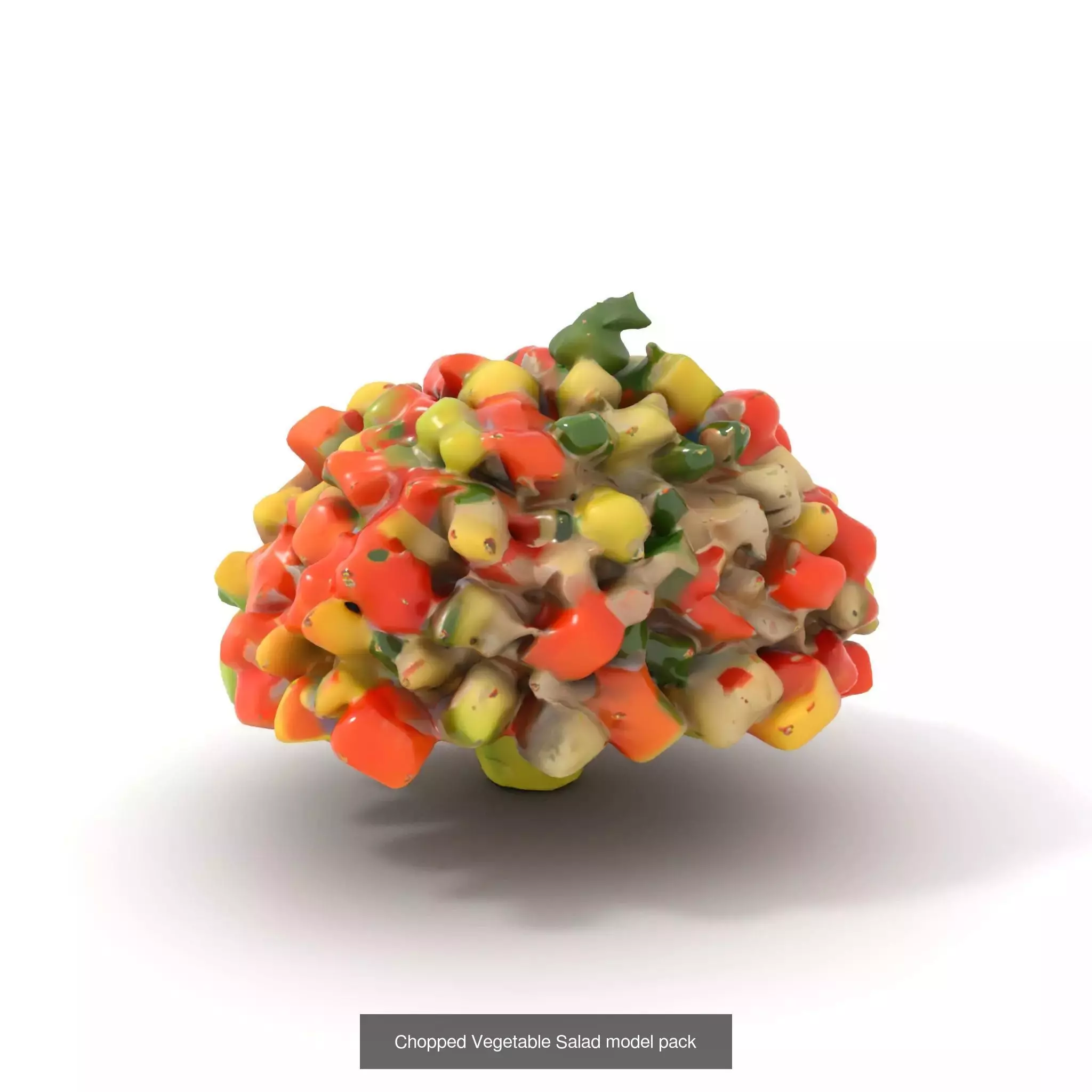 Gourmet Salad 3D Models Pack 3D Model Collection_51