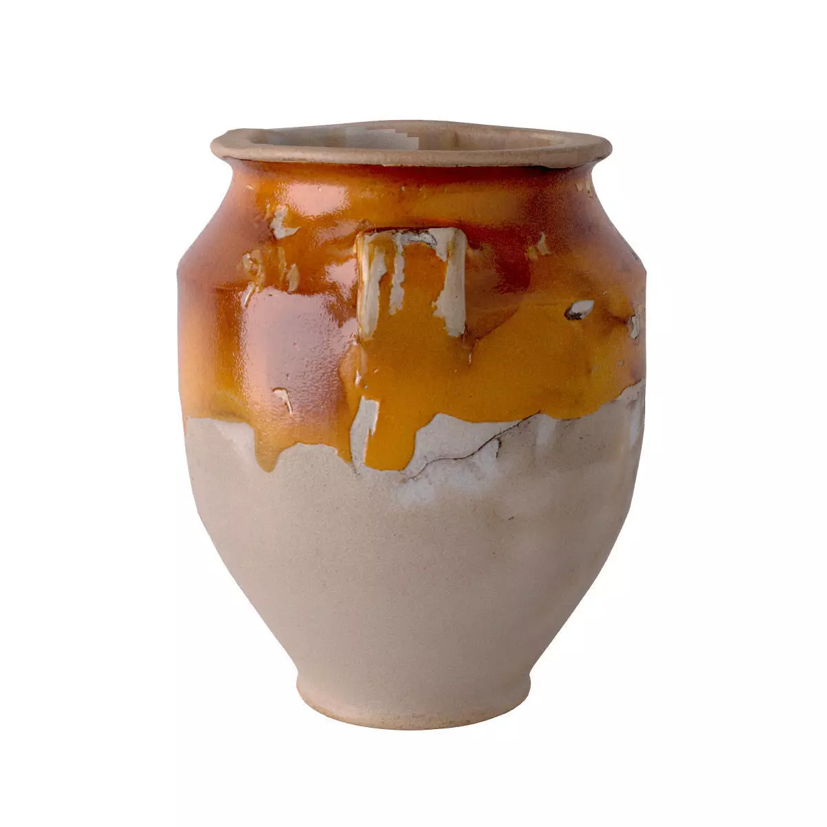 French Terracotta Pot A Confit 1 3D model_4